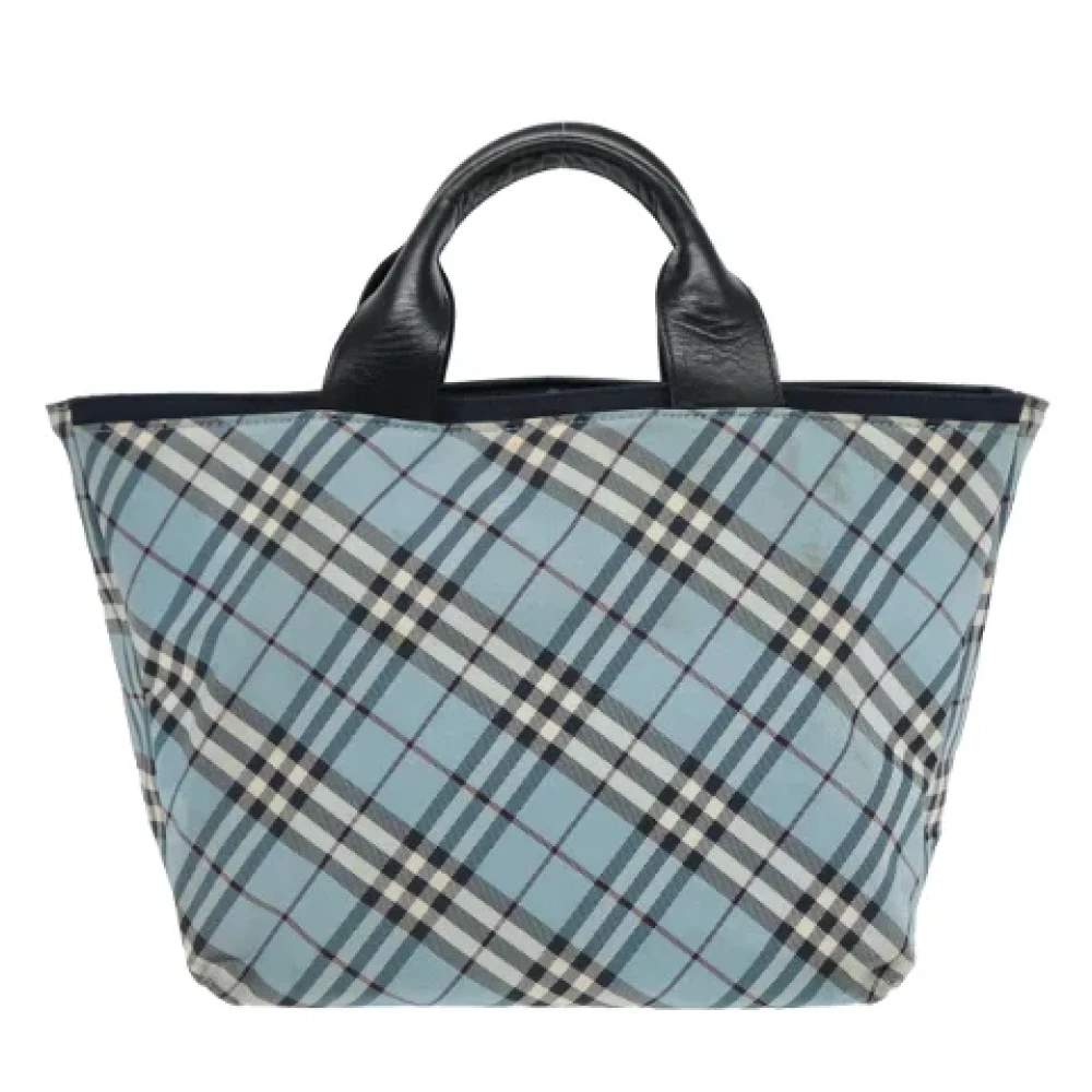 Burberry Vintage Pre-owned Nylon handbags Blue Dames