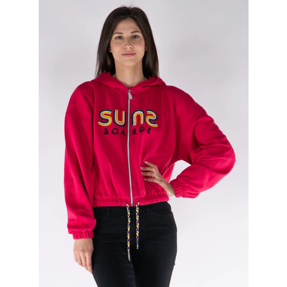 Suns Asia Sweatshirt voor Vrouwen Red Dames