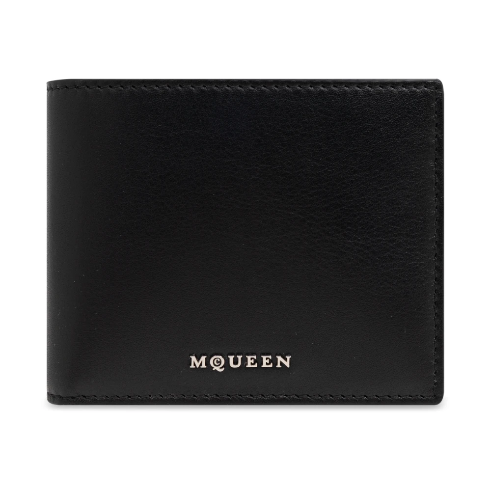 Alexander mcqueen Leren portemonnee Black Heren