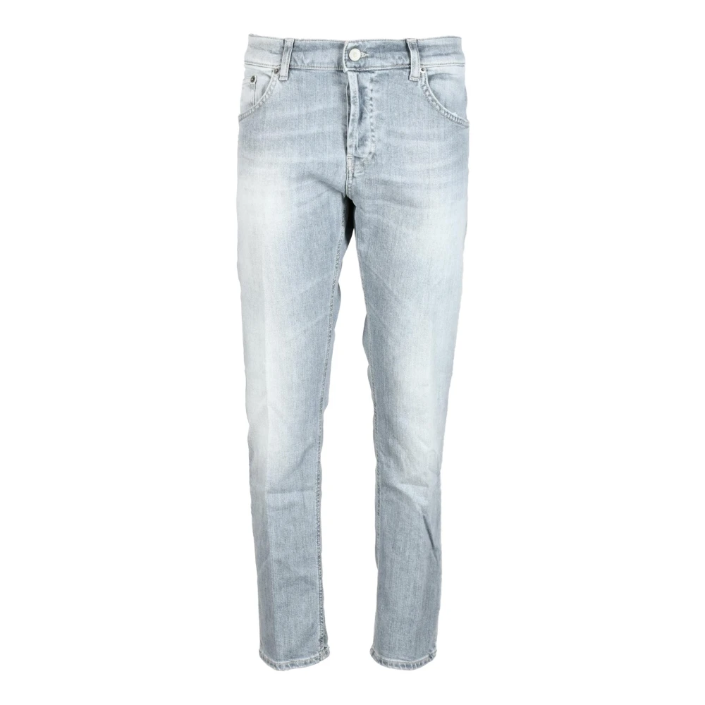 Dondup Stijlvolle Mius Jeans met knoopsluiting Gray Heren