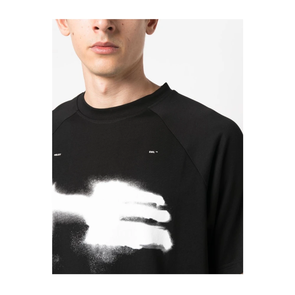 Heliot Emil Zwarte Xylem T-shirt Black Heren