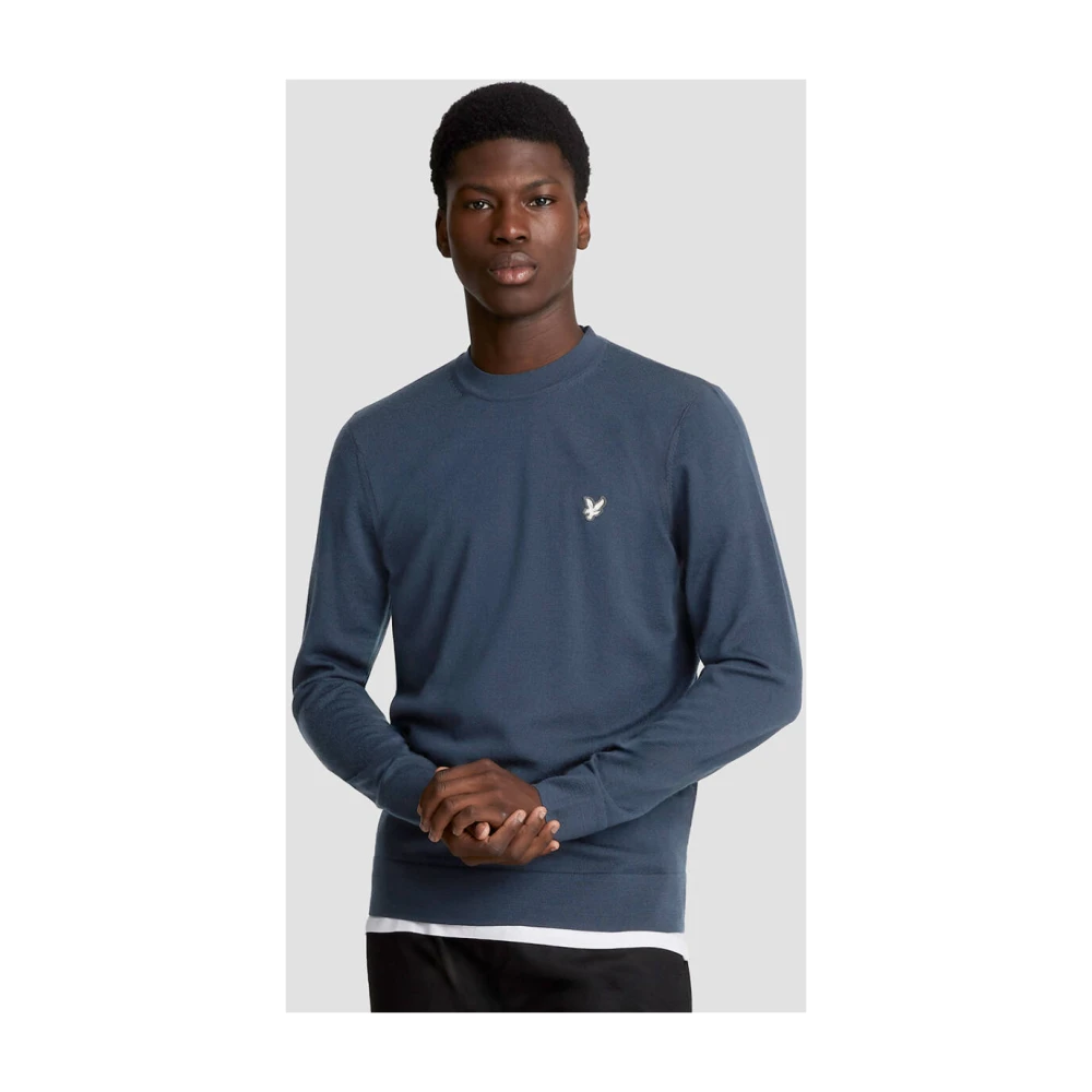 Lyle & Scott Stijlvolle Pullover Sweater Blue Heren