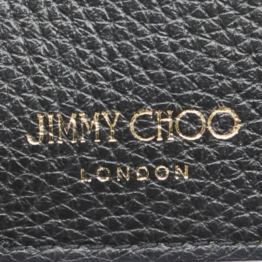 Jimmy Choo Pre-owned Leather wallets Black Dames