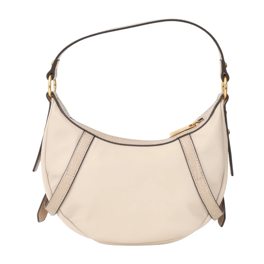 Just Cavalli Beige Schoudertas met Python Print Beige Dames