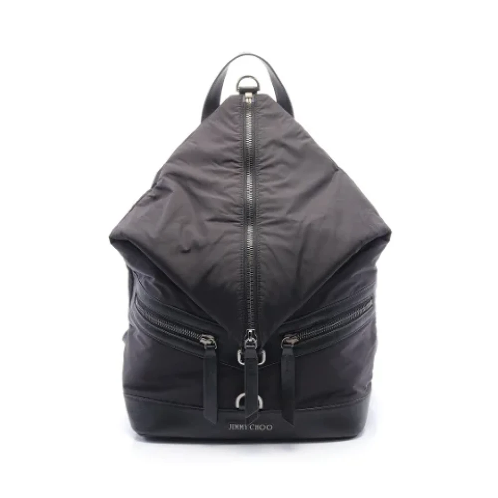 Jimmy Choo Pre-owned Leather backpacks Black Dames