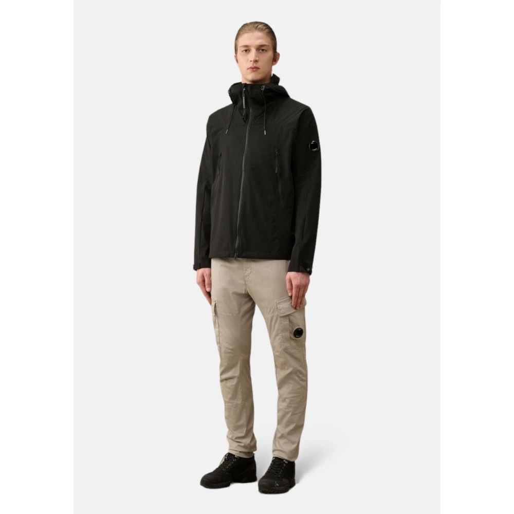 C.P. Company Zwarte waterbestendige tech-jas Black Heren