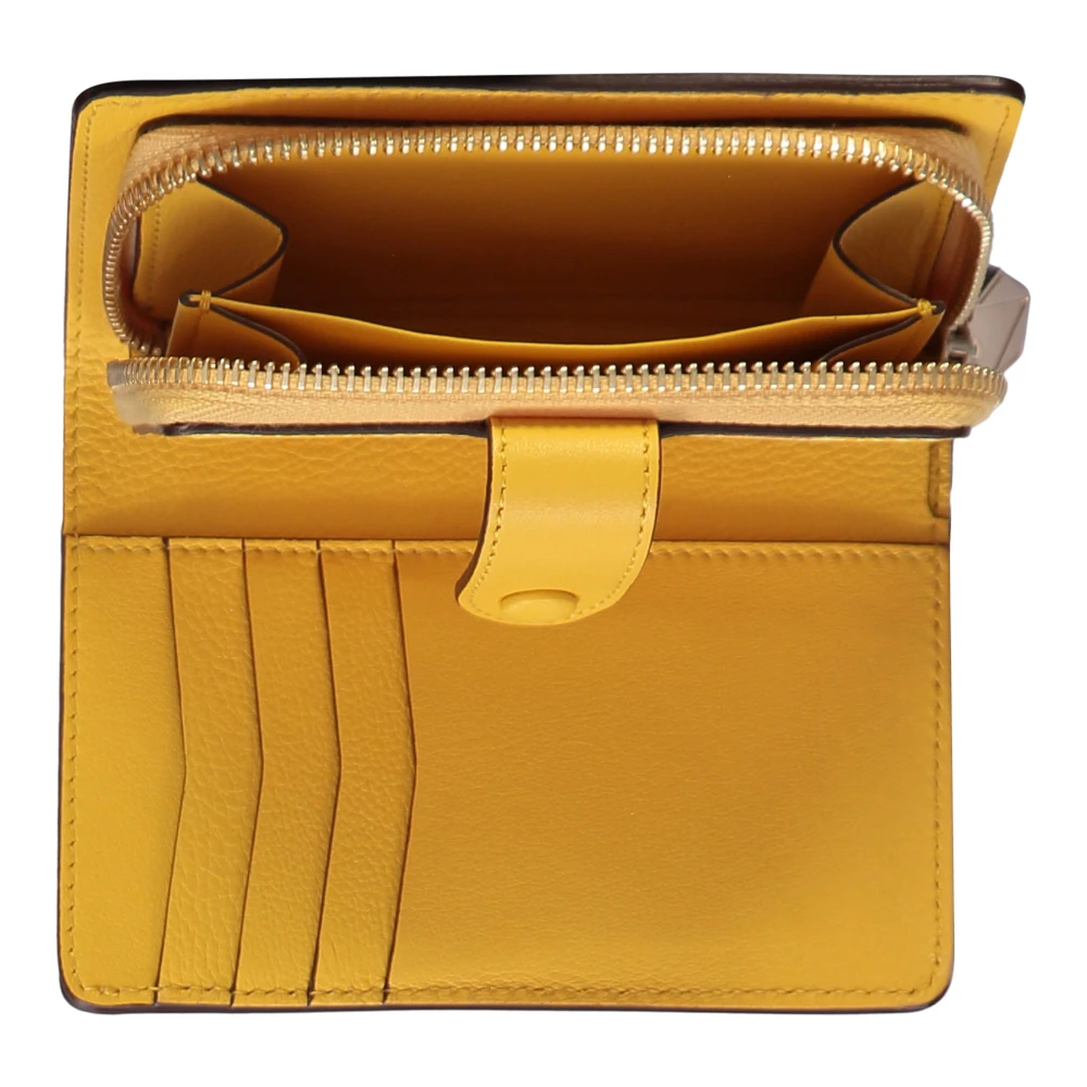 Moreau Paris Zippy Logo Flap Portemonnee Yellow Dames