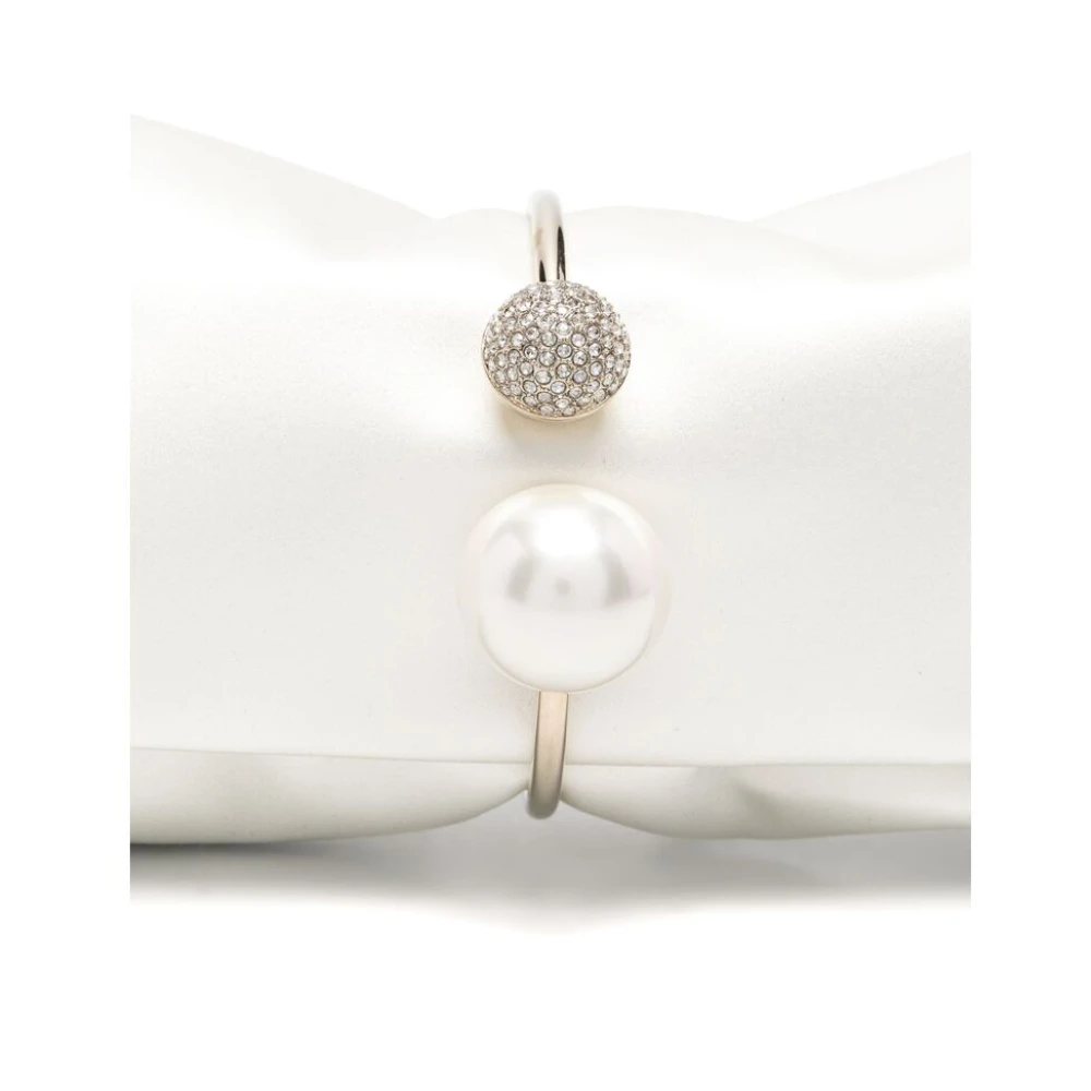 Jimmy Choo Witte Parel Detail Overslagtas White Dames
