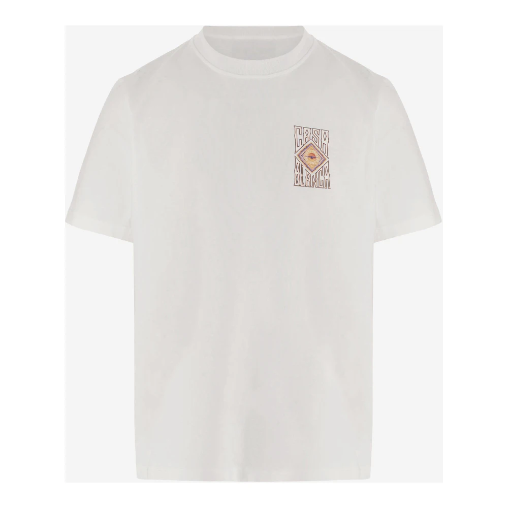 Casablanca T-Shirts And Polos - Male - T-Shirts - White - M - Tops
