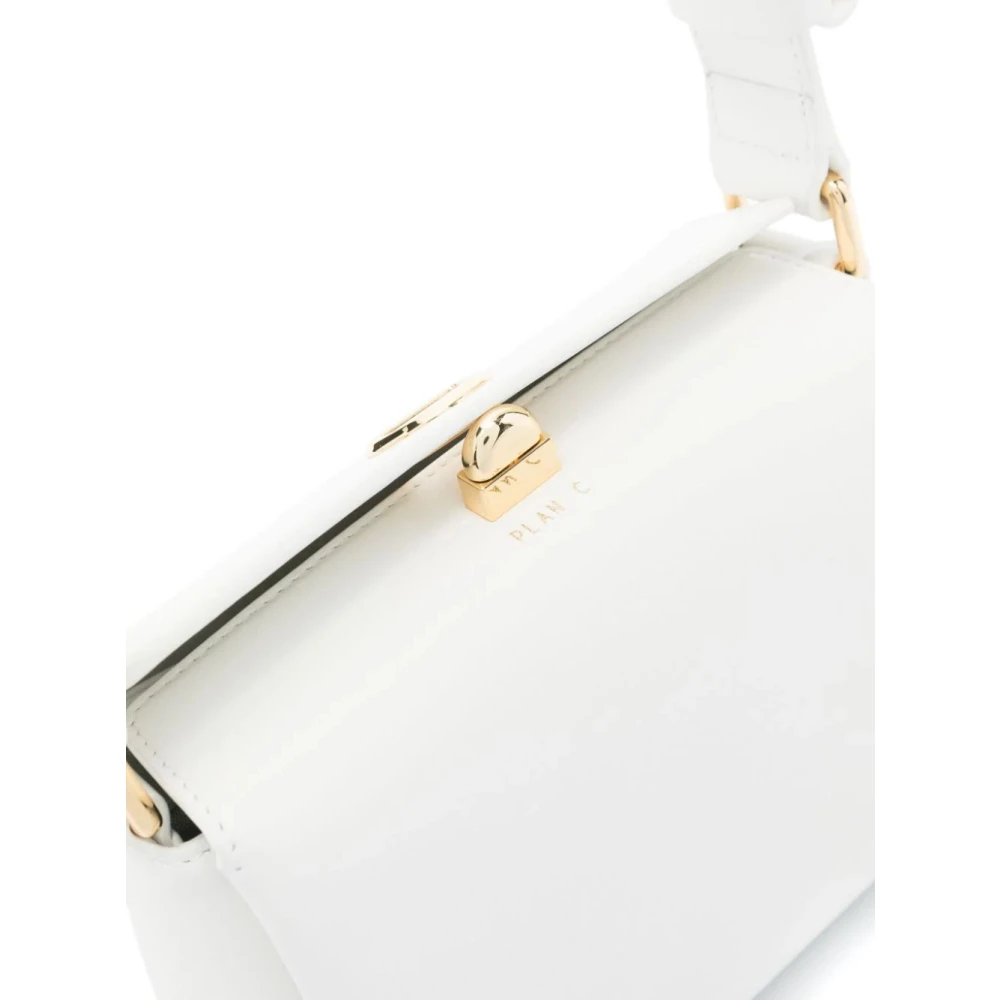Plan C Mini Schoudertas in Wit White Dames