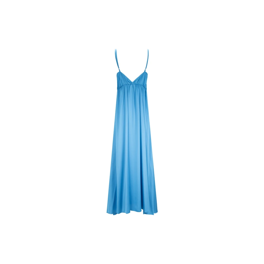Aniye By Bloemen Lange Jurk met Diepe Split Blue Dames