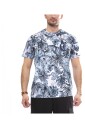 t-shirt-en-coton-bleu-and-blanc