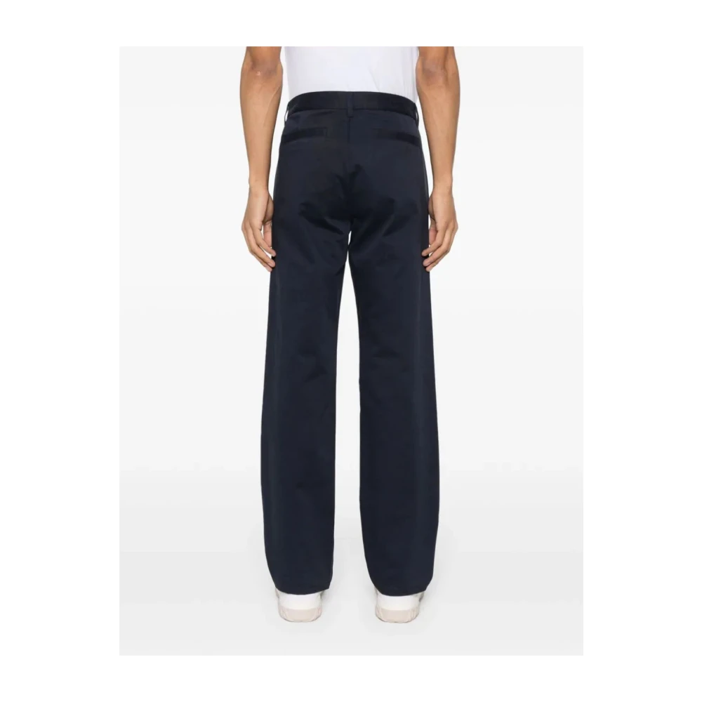 A.p.c. Wide Trousers Blue Heren