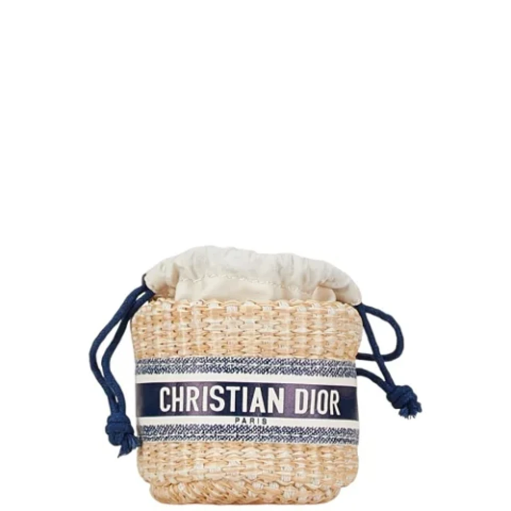 Pre-owned Raffia dior-bags