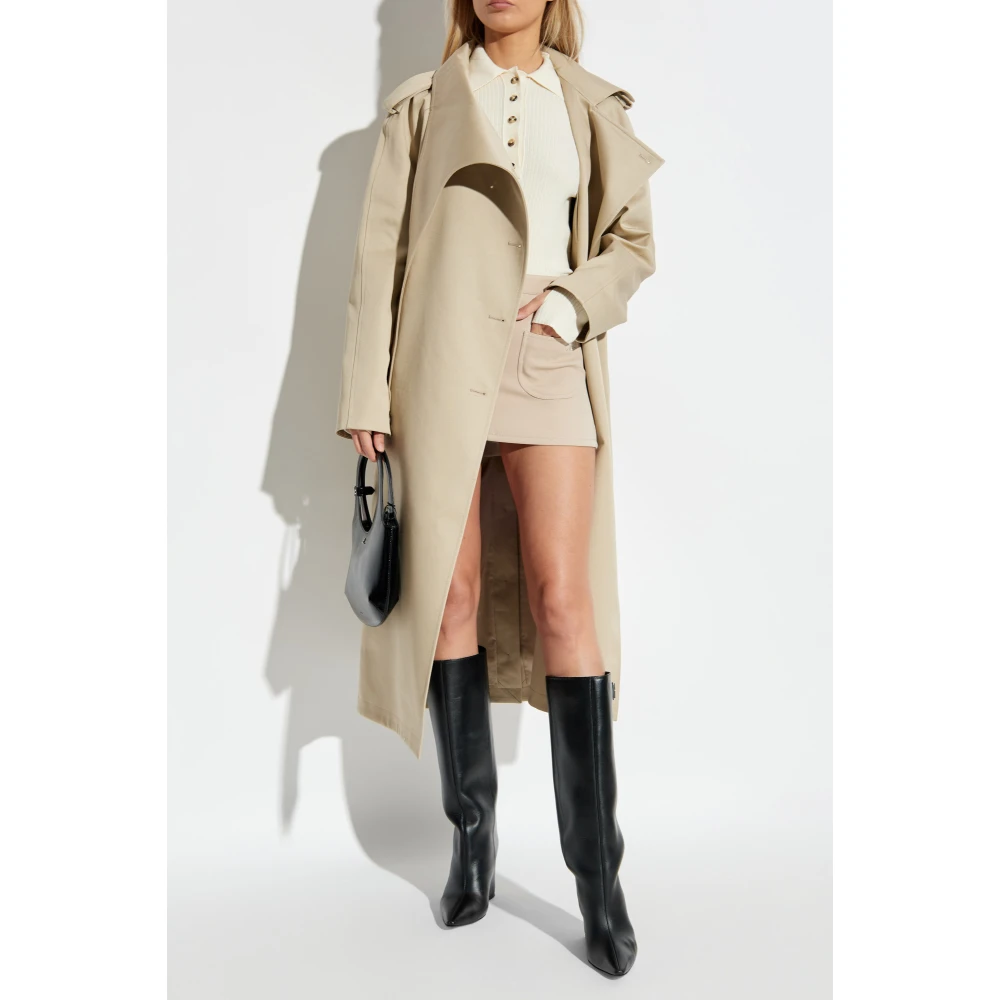 Courrèges Geribbelde trui Beige Dames