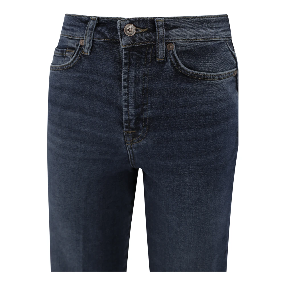 7 For All Mankind Blauwe Ultra High Rise Jeans Blue Dames