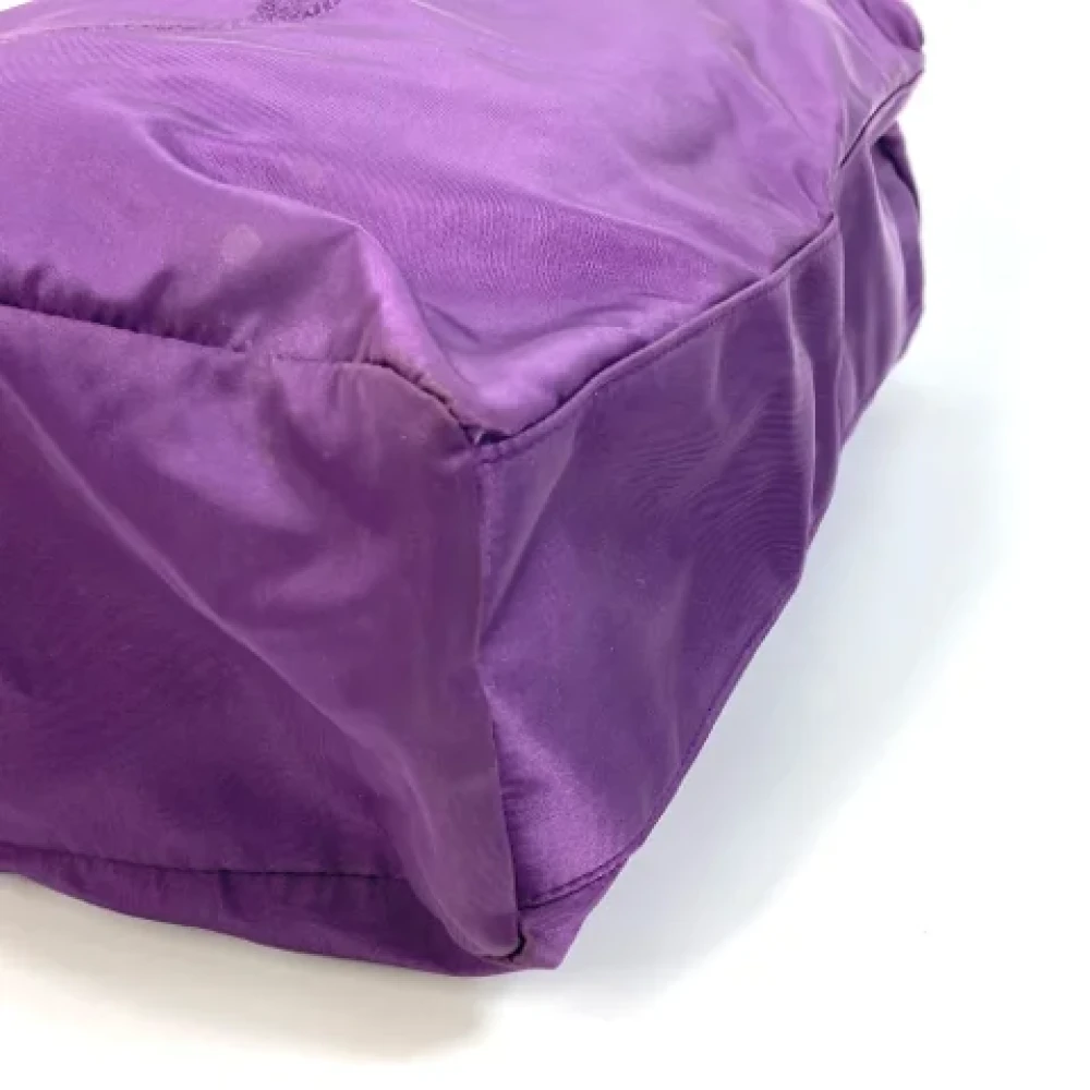 Prada Vintage Pre-owned Fabric prada-bags Purple Dames
