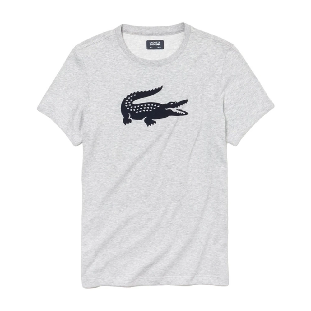 Lacoste Regular Fit T-shirt Bedrukt logo Blue Heren