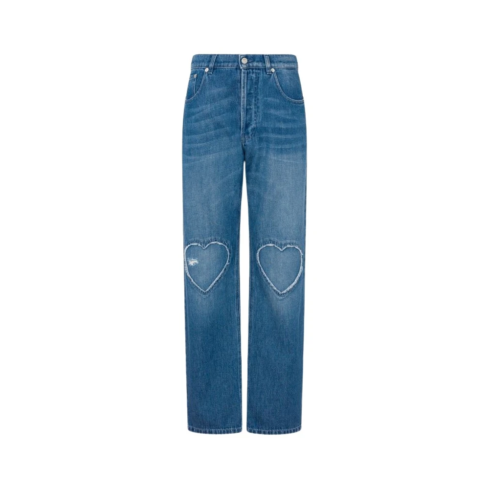 Moschino Women's Blue Five-Pocket Pant
