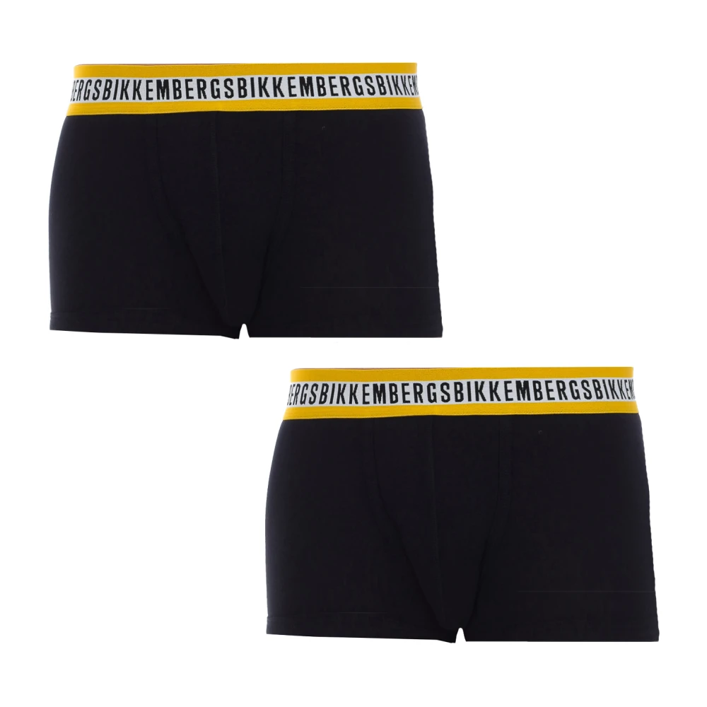 Bikkembergs Men's Black Underpants, Xl, Modern Boxer Briefs Pack