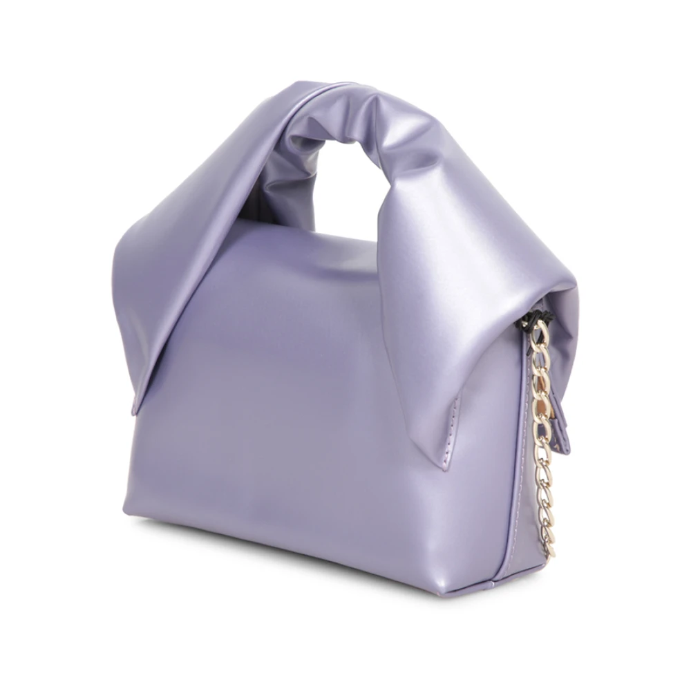 JW Anderson Elegante Lila Satijnen Stoffen Tas Purple Dames