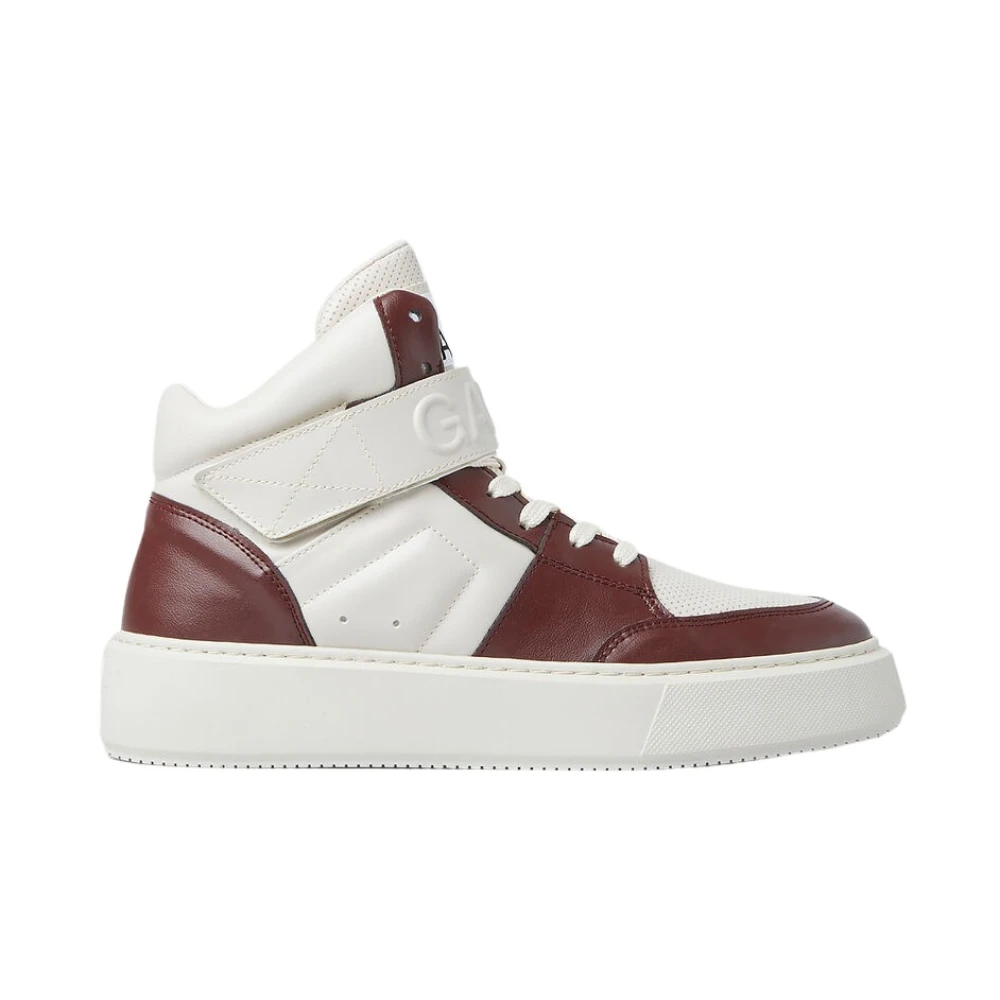 Ganni Sportieve Cupsole High Top Sneakers Dames Schoenen Bruin