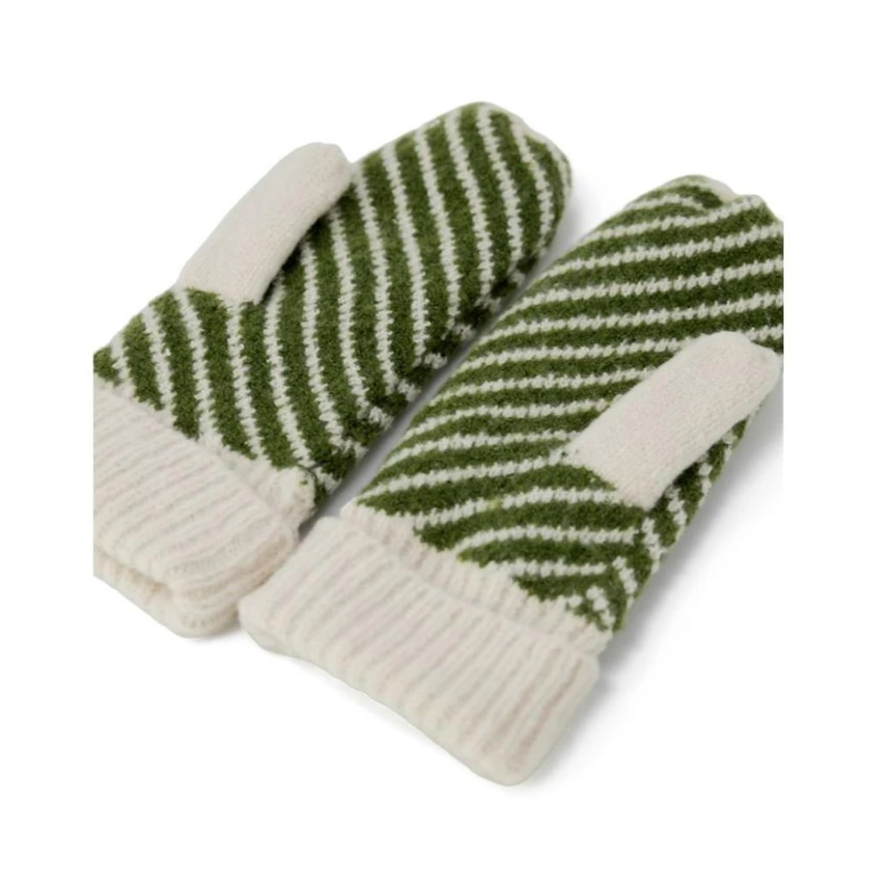 Only Gestreepte Gebreide Wanten Multicolor Dames