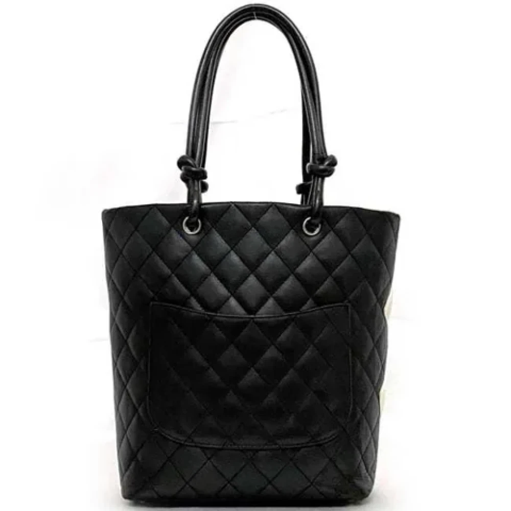 Chanel Vintage Pre-owned Fabric chanel-bags Black Dames