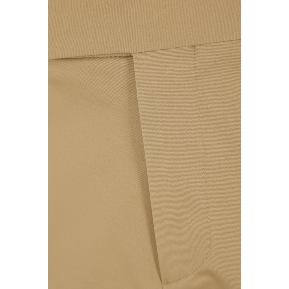 Lardini Beige Katoenen Stretch Broek Beige Heren