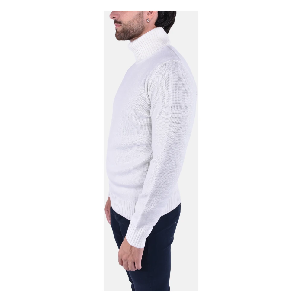 Kangra Wollen Coltrui White Heren