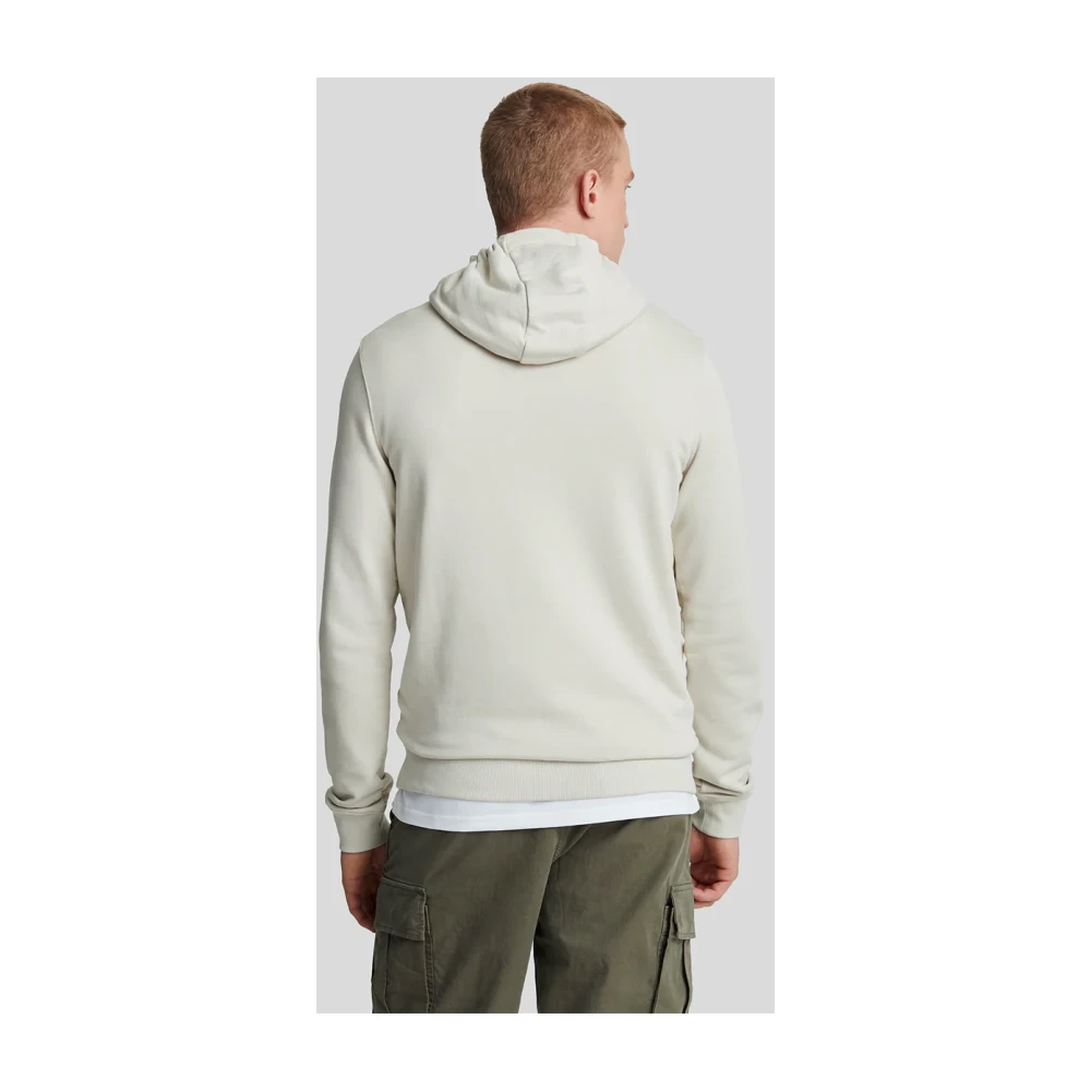 Lyle & Scott Tonal Eagle Pullover Beige Heren