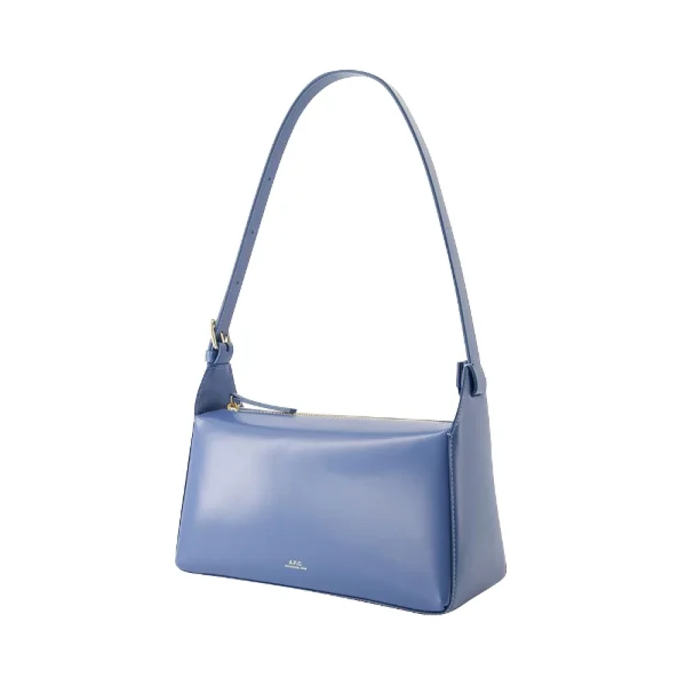 A.p.c. Leather handbags Blue Dames