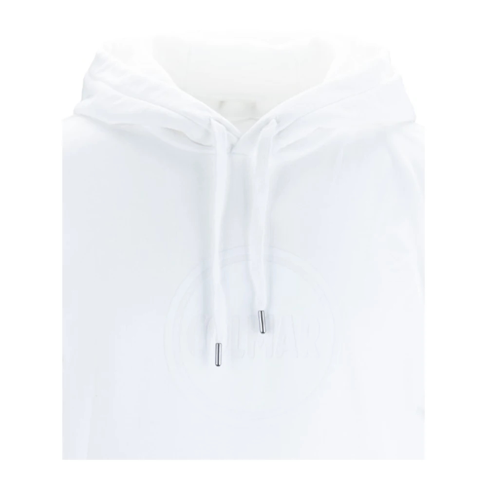 Colmar Heren hoodie met trekkoord White Heren