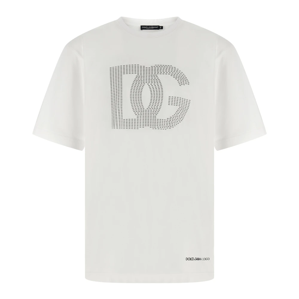 Dolce & Gabbana Herren Weiß Oberteile, Sgröße: