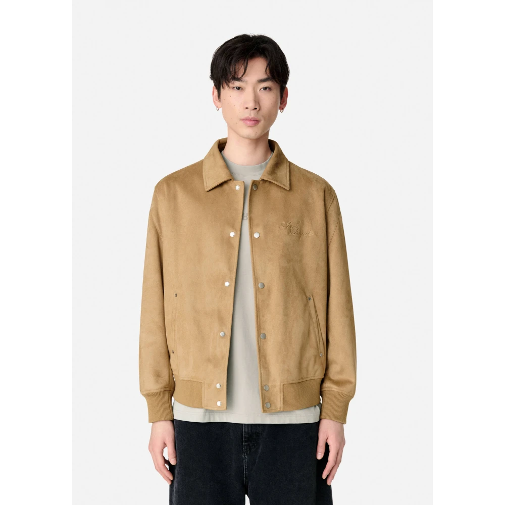 Axel Arigato Archetype Varsity Jacket Brown Heren