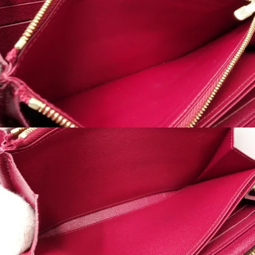 Louis Vuitton Vintage Pre-owned Fabric wallets Brown Dames