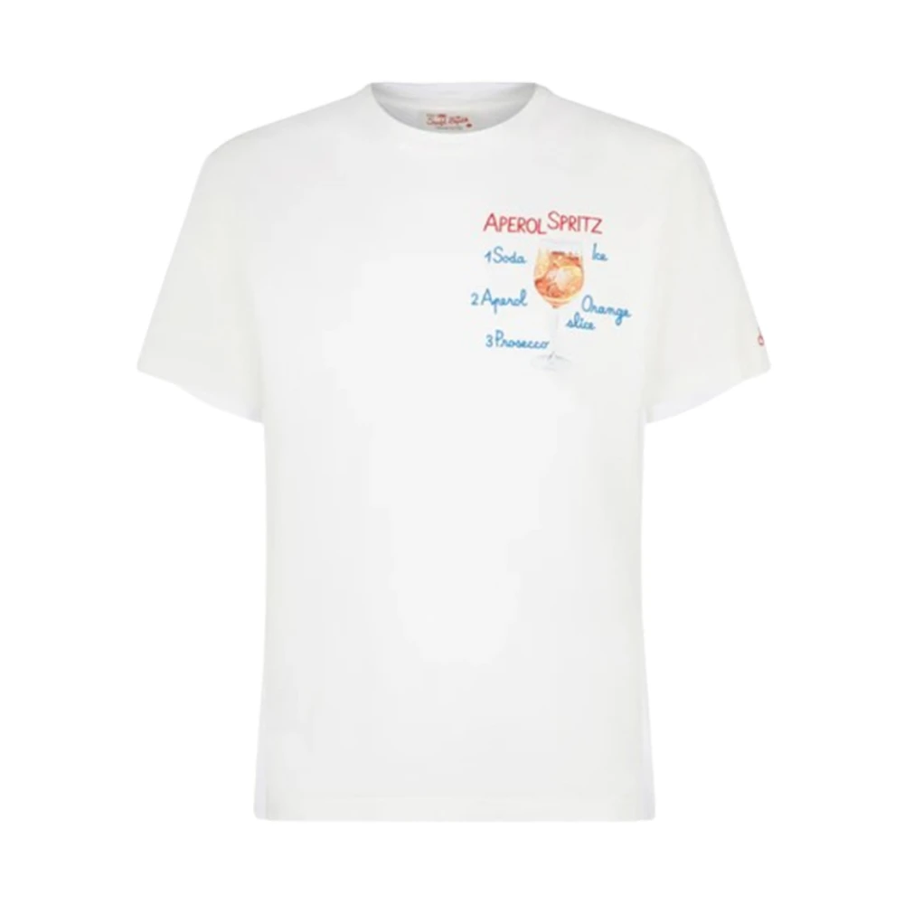 MC2 Saint Barth Wit T-shirt met uniek ontwerp White Heren