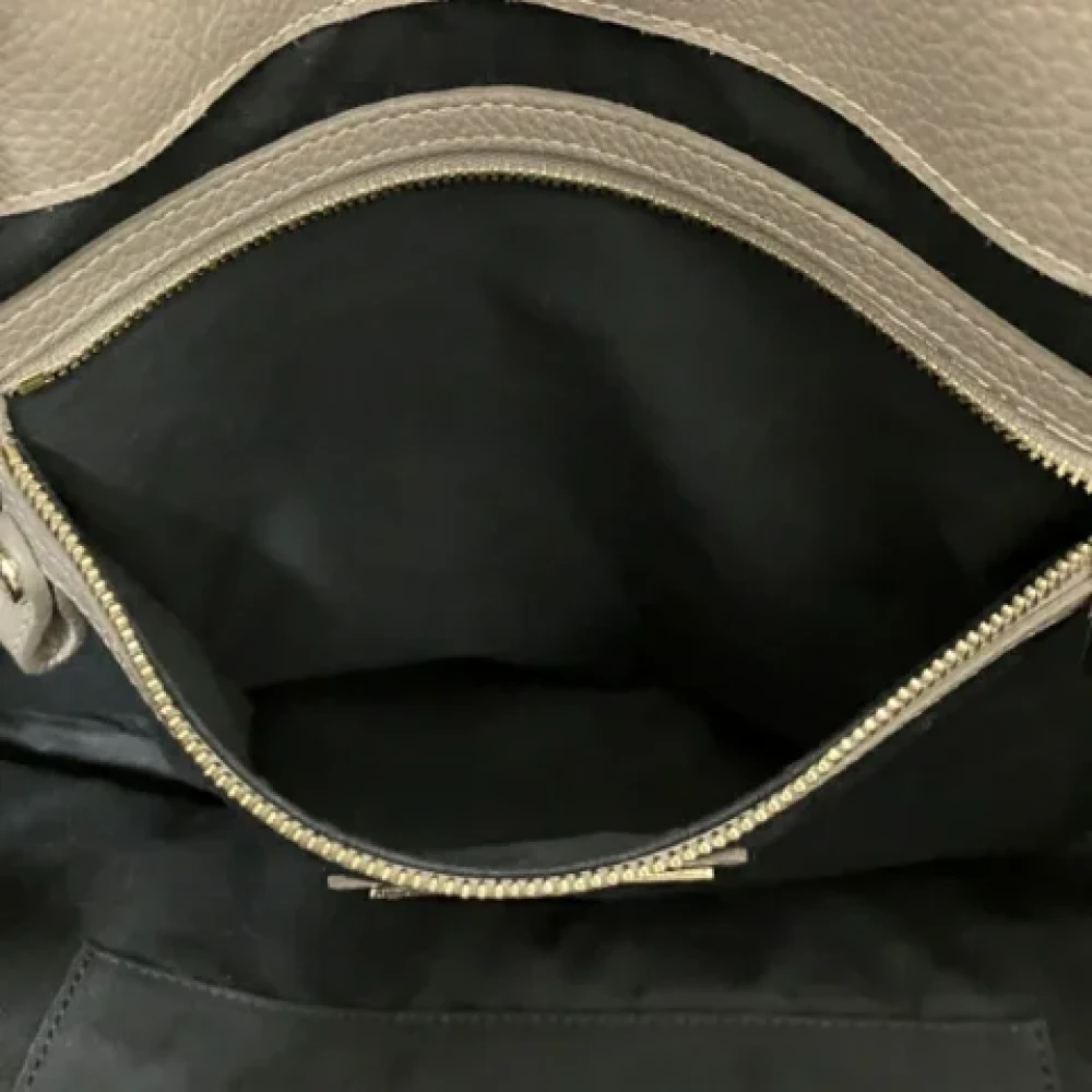 Jimmy Choo Pre-owned Leather shoulder-bags Gray Dames
