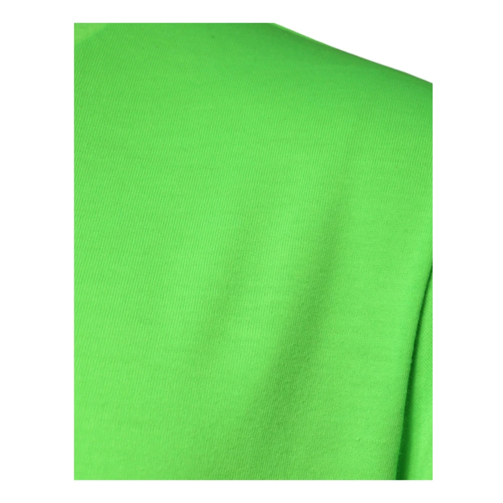 Dolce & Gabbana Groene Logo Ronde Hals T-shirt Green Heren