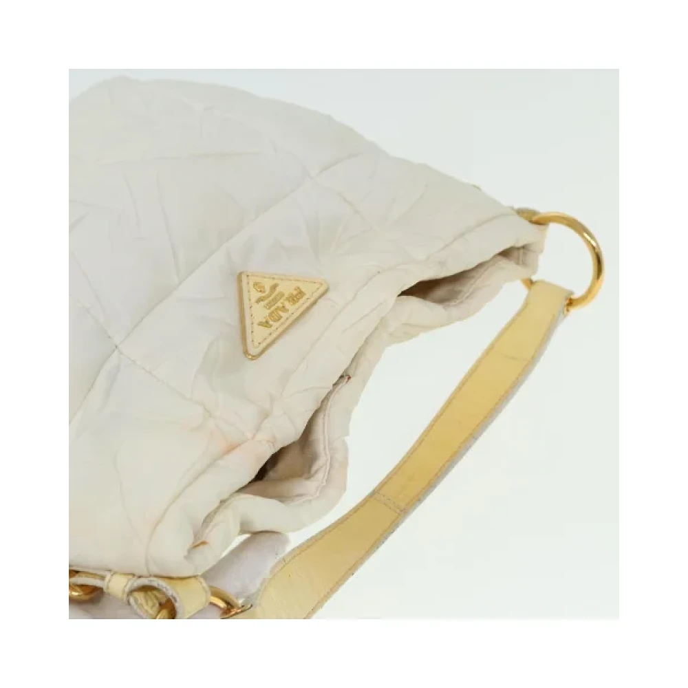 Prada Vintage Pre-owned Nylon prada-bags White Dames