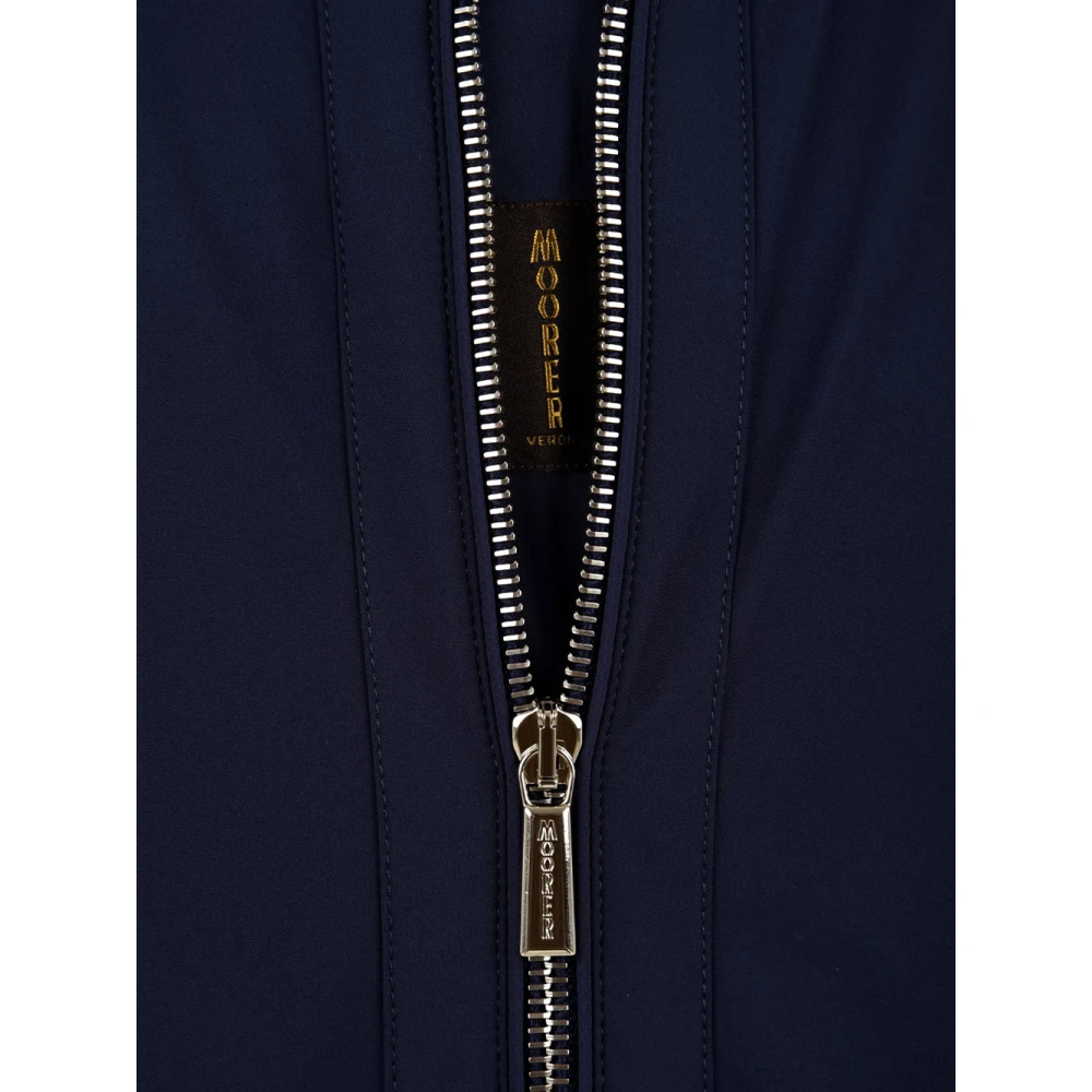 Moorer Blauwe Alberti-KN Indaco Jas Blue Heren