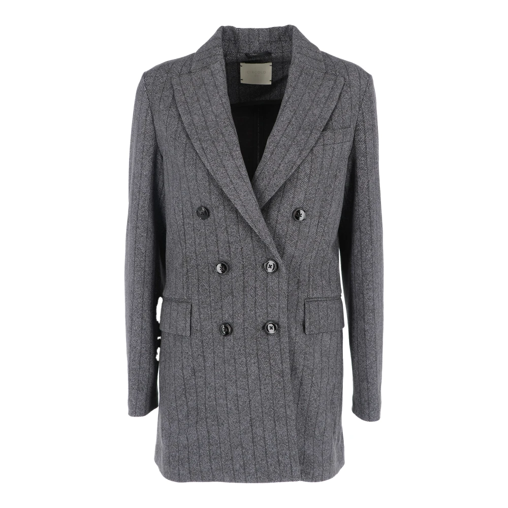Circolo 1901 Stijlvolle Jas voor Mannen Gray Dames