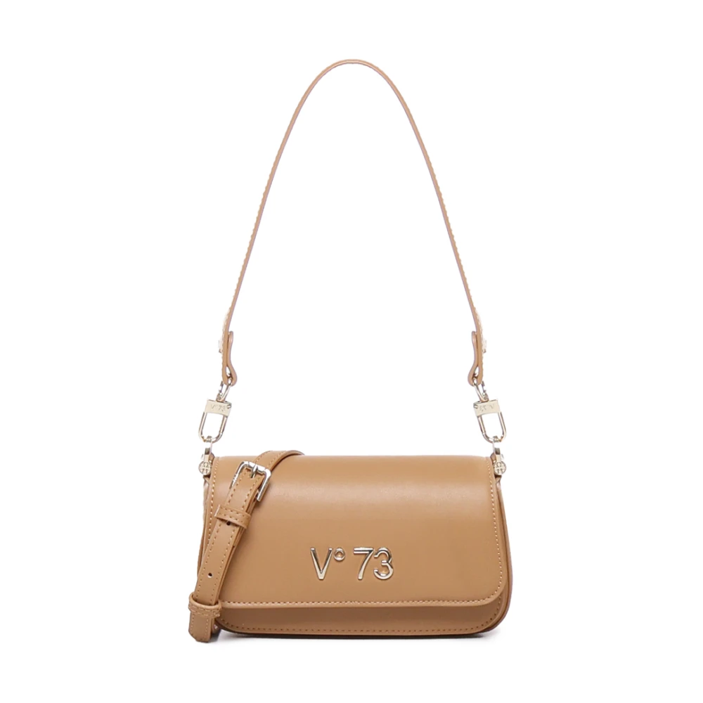 V73 Eco-leer Schoudertas Brown Dames