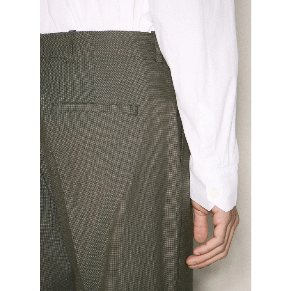 Our Legacy Geruite Chino Broek Gray Heren