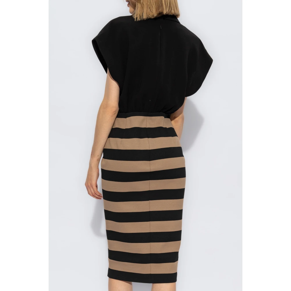Max Mara Jurk Zampino Black Dames