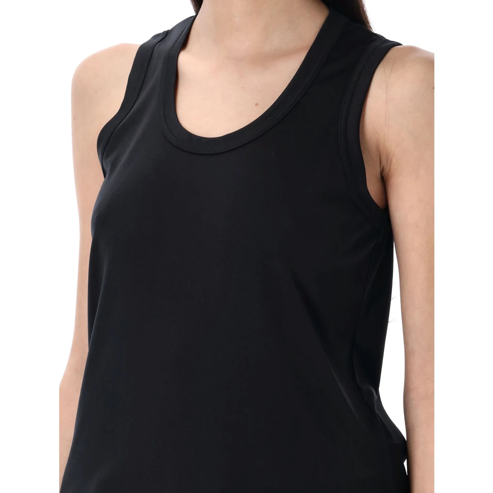 Comme des Garçons Poly Tank Top Black Dames
