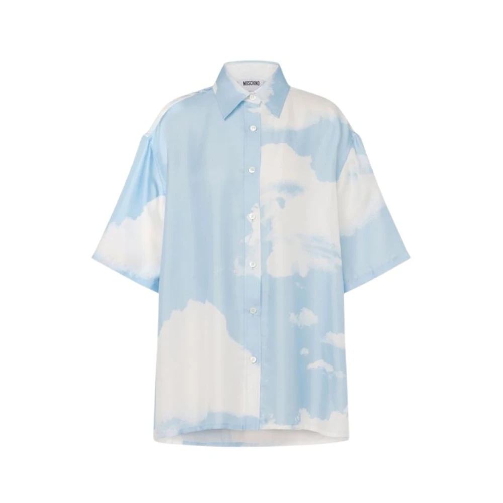 Moschino Damen Blau Blusen & Hemden, Xsgröße: