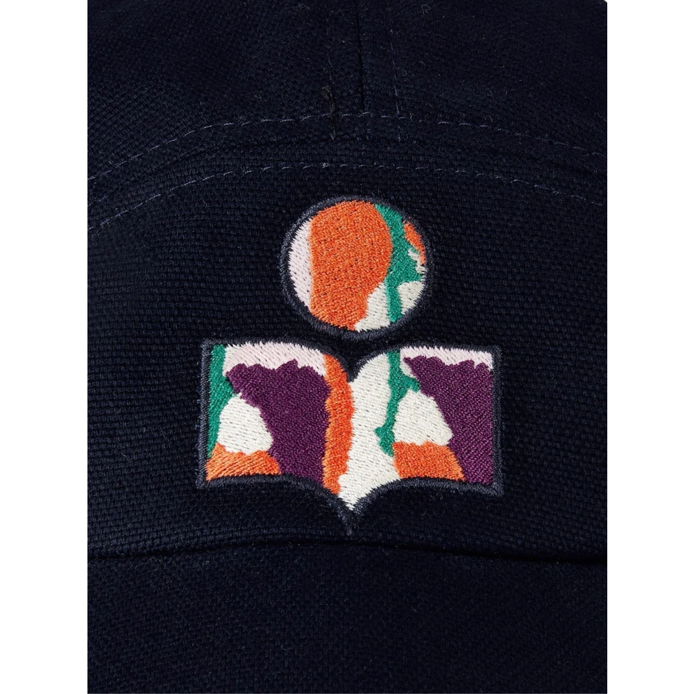 Isabel marant Tedji Logo Baseball Cap Blue Dames
