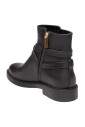 black-leather-ankle-boots-round-toe