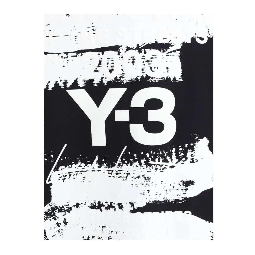 Y-3 Maxi Print Longsleeve Jersey Black Heren